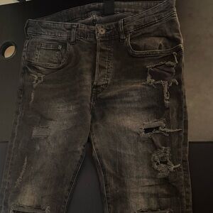 Men Black Skinny Jeans